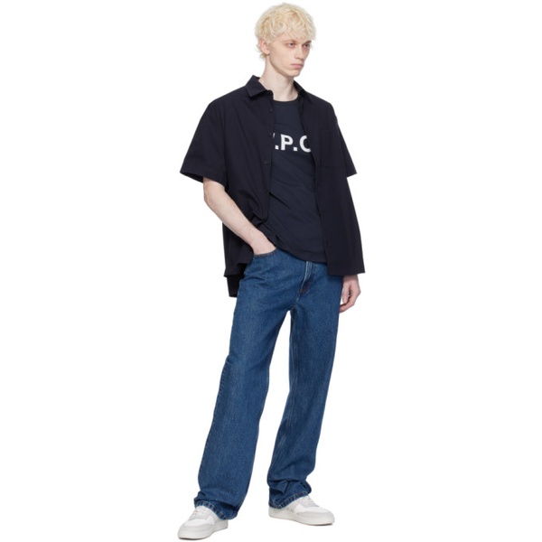  아페쎄 A.P.C. Navy VPC T-Shirt 241252M213033