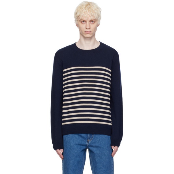  아페쎄 A.P.C. Navy Matthew Sweater 241252M201005