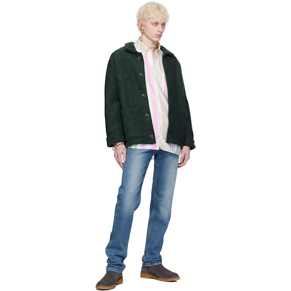  아페쎄 A.P.C. Green Thais Jacket 241252M180025