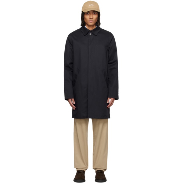  아페쎄 A.P.C. Navy Urban Coat 241252M176001