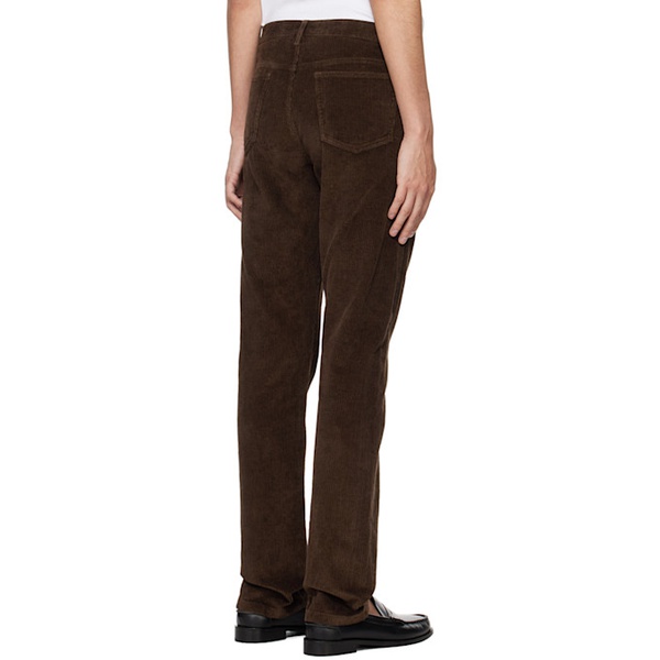  아페쎄 A.P.C. Brown Standard Trousers 241252M191016