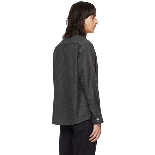  아페쎄 A.P.C. Gray Basile Shirt 241252M192012