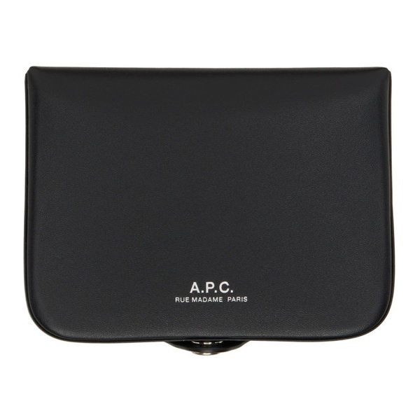  아페쎄 A.P.C. Black Josh Wallet 241252M164013