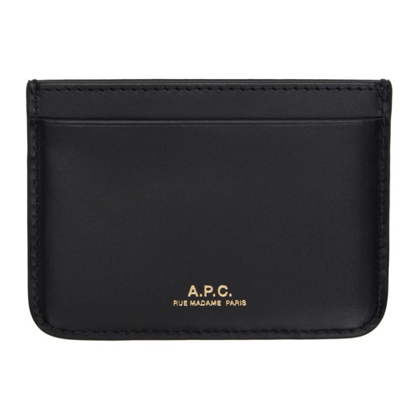  아페쎄 A.P.C. Black Astra Card Holder 241252F037005