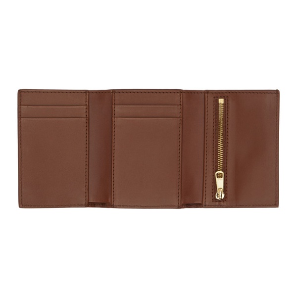  아페쎄 A.P.C. Brown Noa Trifold Wallet 241252F040005