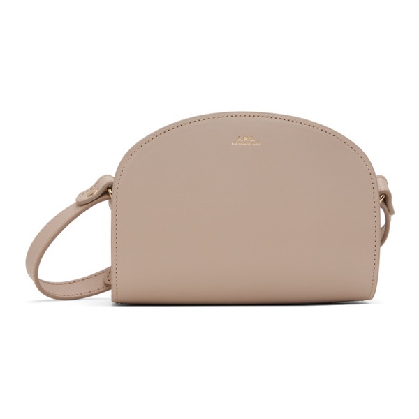  아페쎄 A.P.C. Taupe Demi-Lune Mini Bag 241252F048049