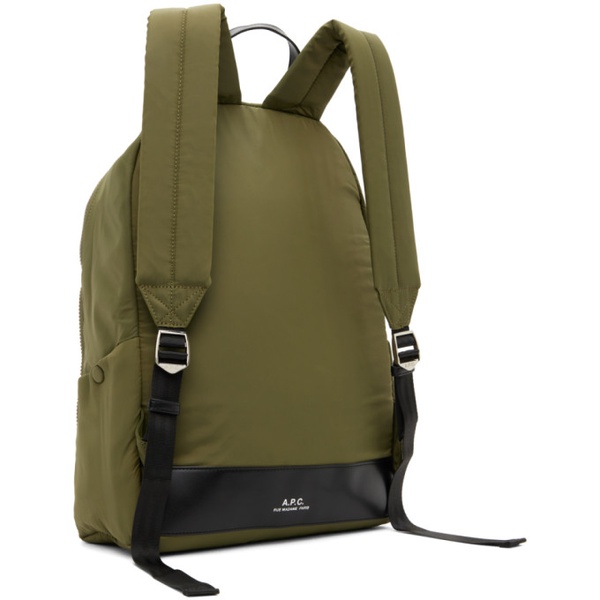  아페쎄 A.P.C. Green Blake Backpack 241252M166003