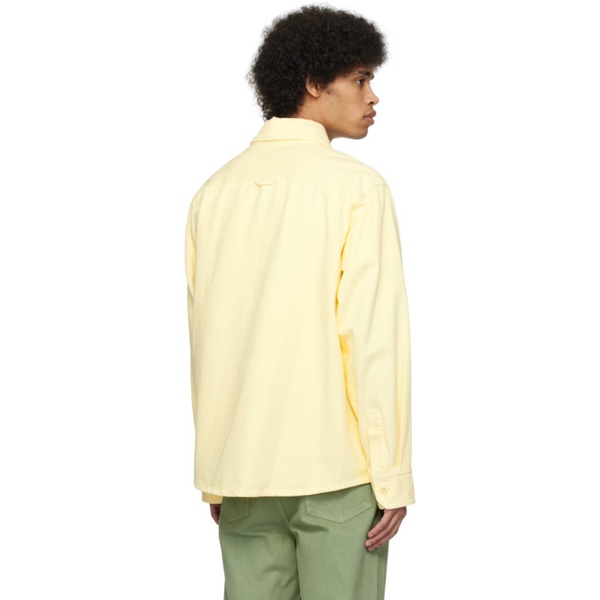  아페쎄 A.P.C. Yellow Basile Brodee Poitrine Denim Shirt 241252M192043