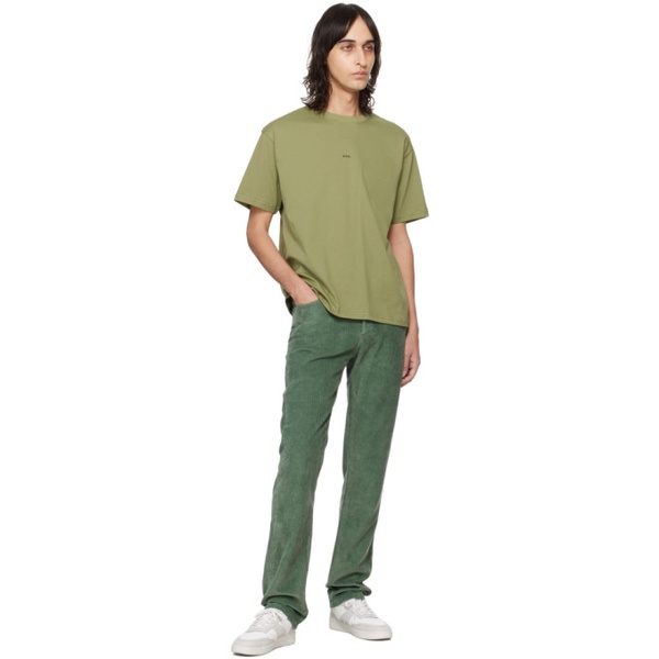  아페쎄 A.P.C. Green Kyle T-Shirt 241252M213052