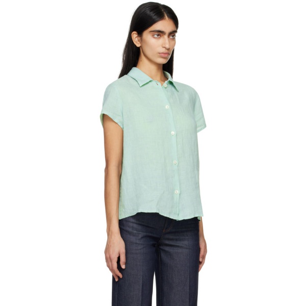  아페쎄 A.P.C. Green Marina Shirt 241252F109007