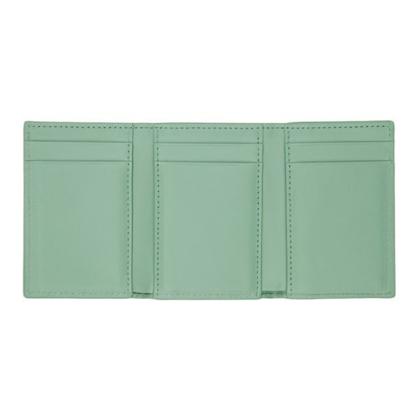  아페쎄 A.P.C. Green Noa Trifold Simple Wallet 241252F040013