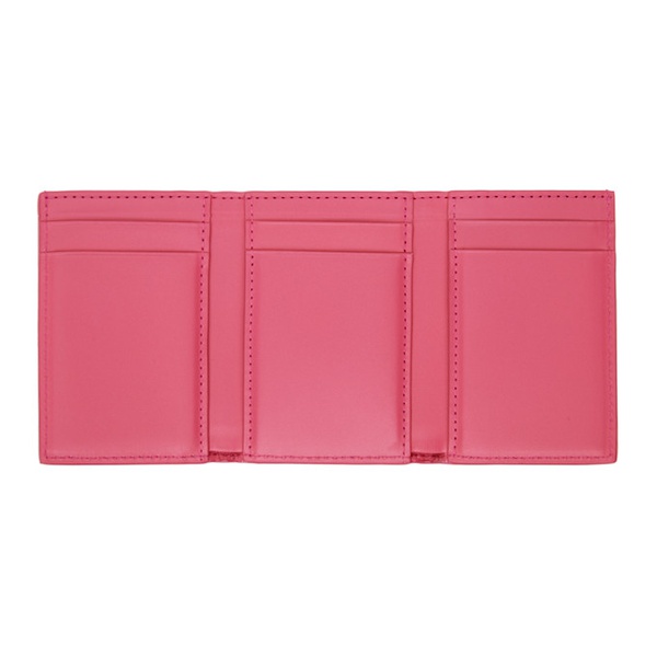  아페쎄 A.P.C. Pink Noa Trifold Simple Wallet 241252F040014