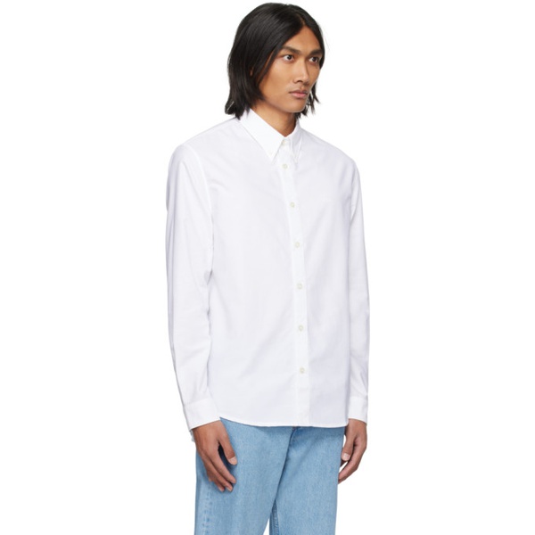  아페쎄 A.P.C. White Greg Shirt 241252M192024