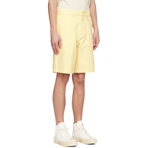  아페쎄 A.P.C. Yellow Parker Denim Shorts 241252M193007