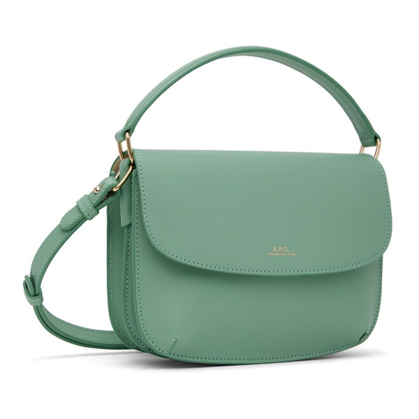  아페쎄 A.P.C. Green Sarah Shoulder Mini Bag 241252F048082