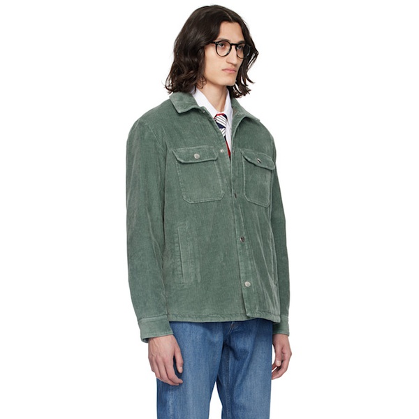  아페쎄 A.P.C. Green Alex Jacket 241252M180017