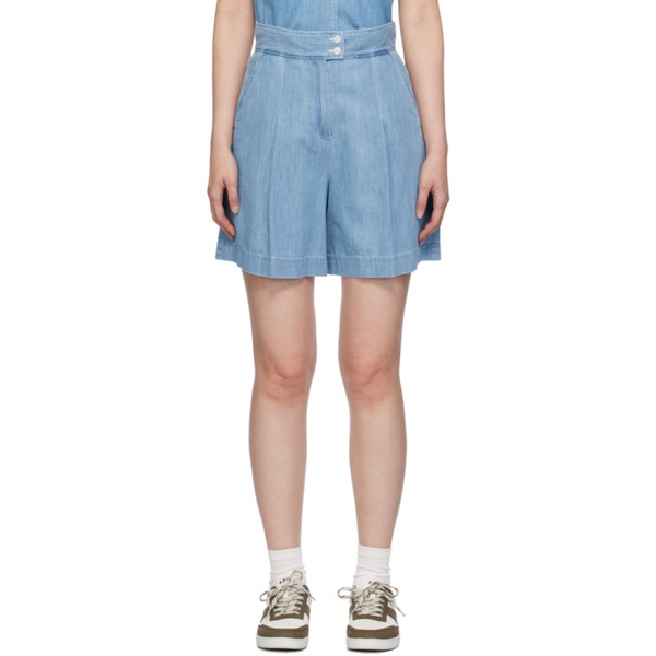  아페쎄 A.P.C. Blue Diane Shorts 241252F088007