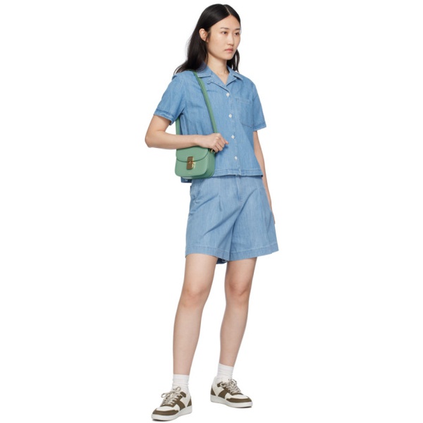  아페쎄 A.P.C. Blue Diane Shorts 241252F088007