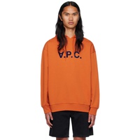 아페쎄 A.P.C. Orange Milo Hoodie 232252M202006