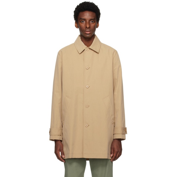  아페쎄 A.P.C. Beige Victor Mac Coat 231252M184001