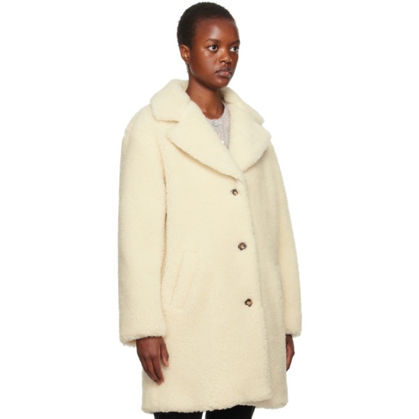  아페쎄 A.P.C. White Nicolette Coat 232252F059005