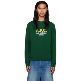 아페쎄 A.P.C. Green Madame Sweatshirt 232252M204024
