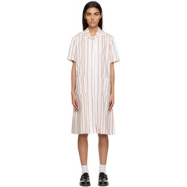 아페쎄 A.P.C. Brown & White Rosita Midi Dress 231252F054010