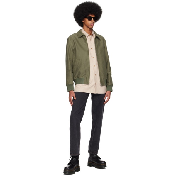  아페쎄 A.P.C. Khaki Gilles Bomber 231252M175002