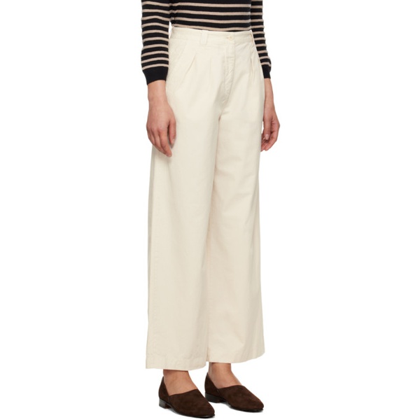  아페쎄 A.P.C. Beige Tressie Trousers 232252F087003