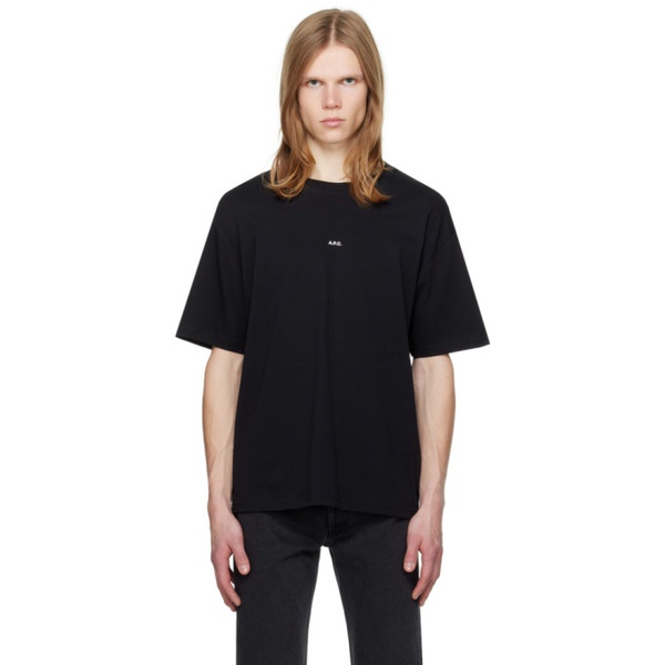  아페쎄 A.P.C. Black Kyle T-Shirt 241252M213012