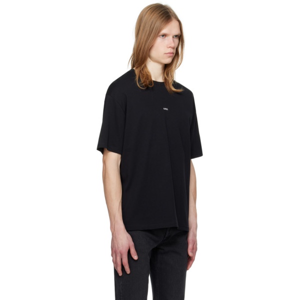  아페쎄 A.P.C. Black Kyle T-Shirt 241252M213012