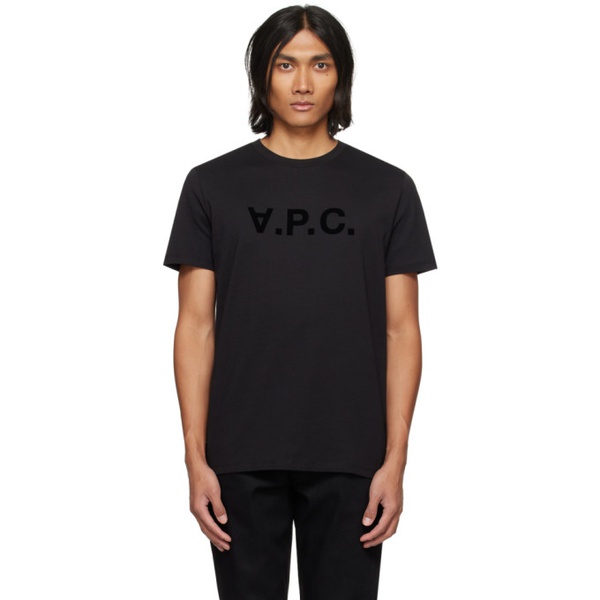  아페쎄 A.P.C. Black VPC T-Shirt 241252M213037