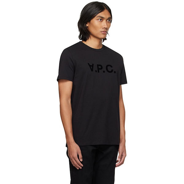  아페쎄 A.P.C. Black VPC T-Shirt 241252M213037