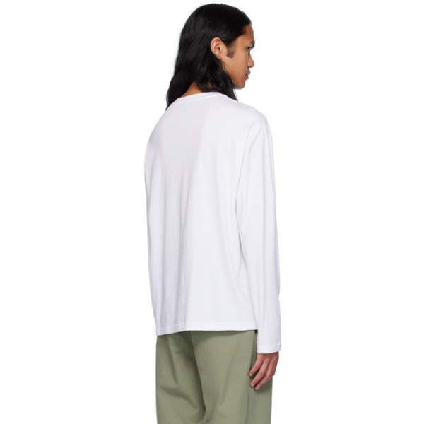  아페쎄 A.P.C. White Frankie Long Sleeve T-Shirt 232252M213041