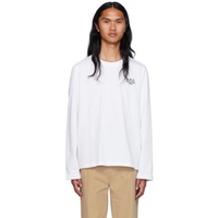 아페쎄 A.P.C. White Oliver Long Sleeve T-Shirt 232252M213033