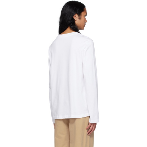  아페쎄 A.P.C. White Oliver Long Sleeve T-Shirt 232252M213033