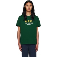 아페쎄 A.P.C. Green Madame T-Shirt 232252M212010