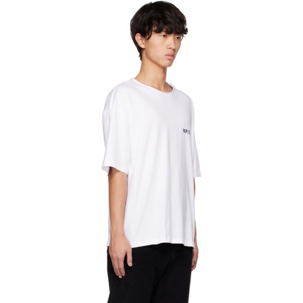  아페쎄 A.P.C. White Jeremy T-Shirt 231252M213014