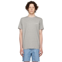 아페쎄 A.P.C. Gray Cotton T-Shirt 222252M213086