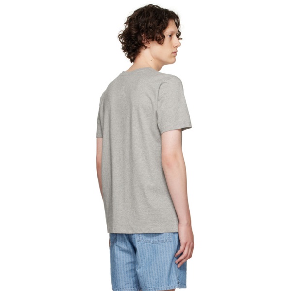 아페쎄 A.P.C. Gray Cotton T-Shirt 222252M213086