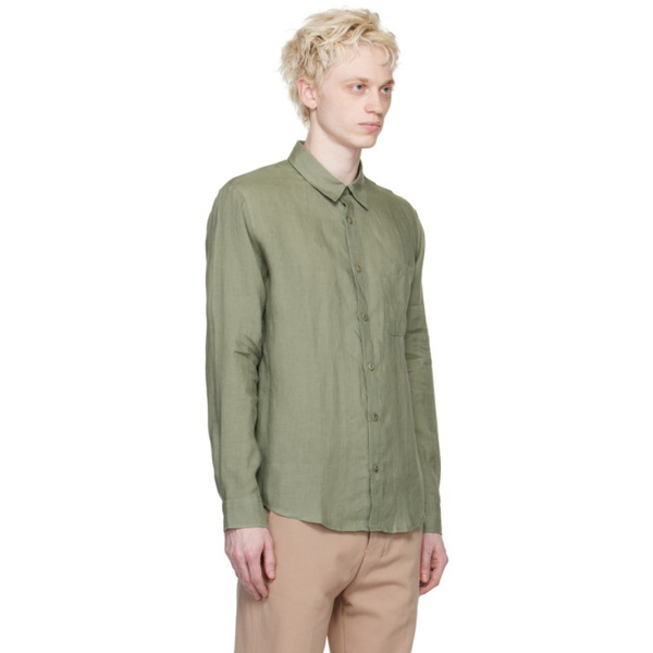  아페쎄 A.P.C. Green Cassel Shirt 231252M192073