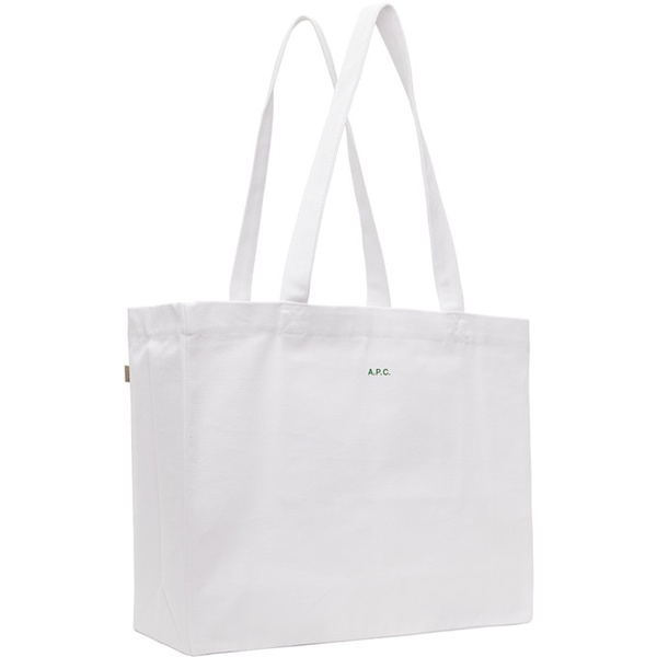  아페쎄 A.P.C. White JJJJound 에디트 Edition Hoetel Souvenirs Tote 242252F049000