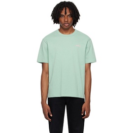 아페쎄 A.P.C. Green Flocked T-Shirt 242252M213016