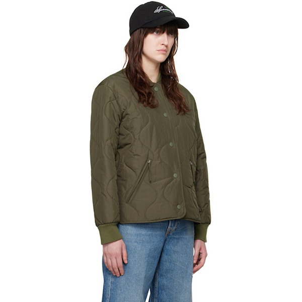  아페쎄 A.P.C. Khaki Camilla Bomber Jacket 242252F063000