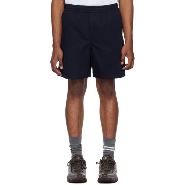  아페쎄 A.P.C. Navy JJJJound 에디트 Edition Weekend Shorts 242252M193000