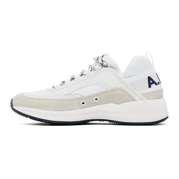  아페쎄 A.P.C. White Run Around Sneakers 242252M237004