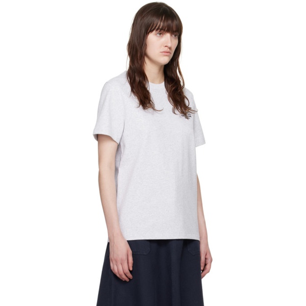  아페쎄 A.P.C. Gray Standard Rue Madame T-Shirt 242252F110019