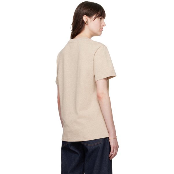  아페쎄 A.P.C. Beige Standard Rue Madame T-Shirt 242252F110022