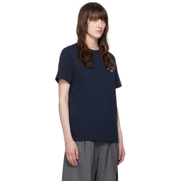  아페쎄 A.P.C. Navy Standard Rue Madame T-Shirt 242252F110025