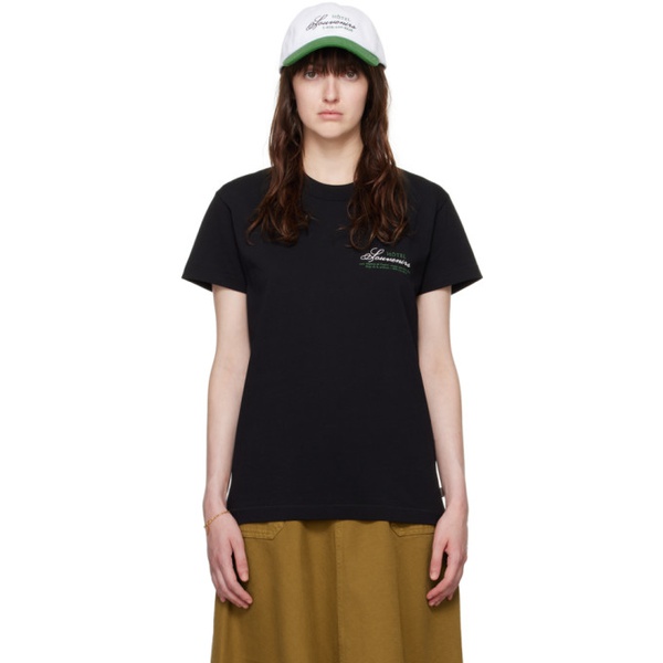  아페쎄 A.P.C. Black JJJJound 에디트 Edition Hoetel Souvenirs T-Shirt 242252F110001